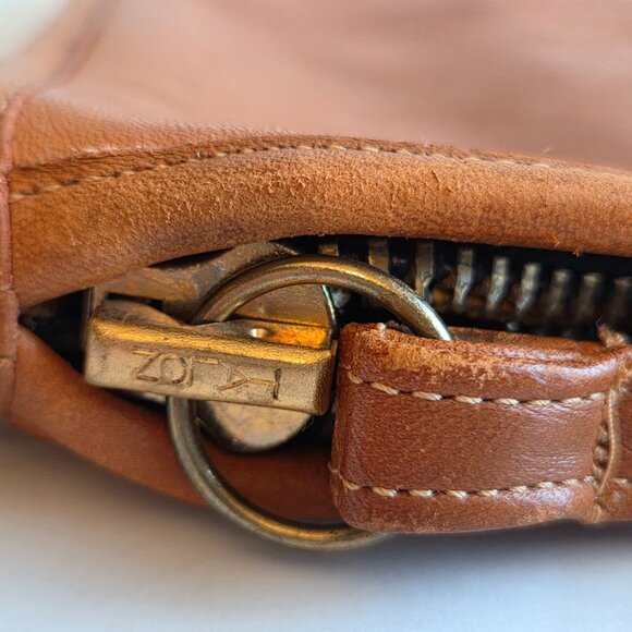 EUC NYC Vintage Coach Slim Clutch Large (#9555) in British Tan - Picture 9 of 11